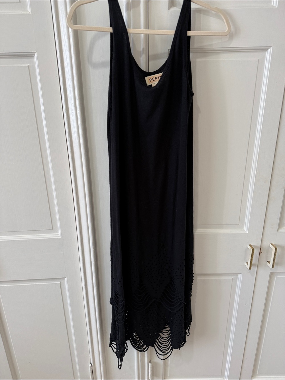 Pepin Black Midi Dress